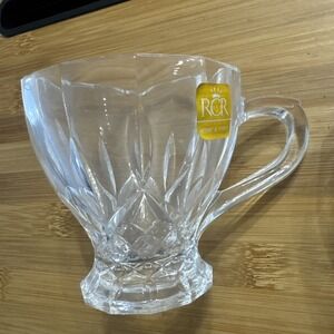 New 6 RCR Crystal Tea Cups (sh2)